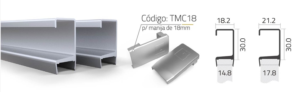 TAPA TIRADOR PARA MC18