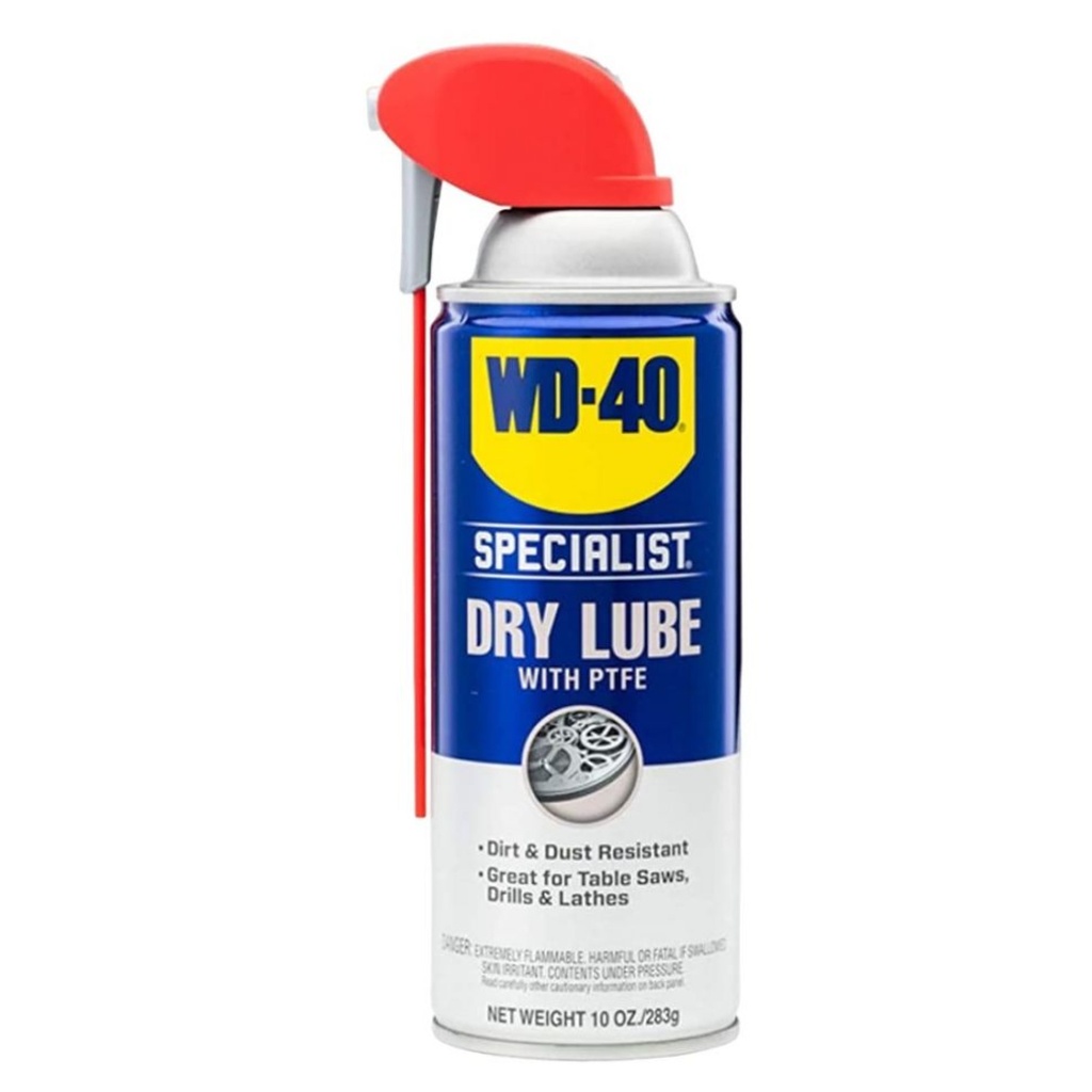 Wd40 Specialist Dirt & Dust Resistant Dry Lube Ptfe Spray with Smart Straw 10 Oz