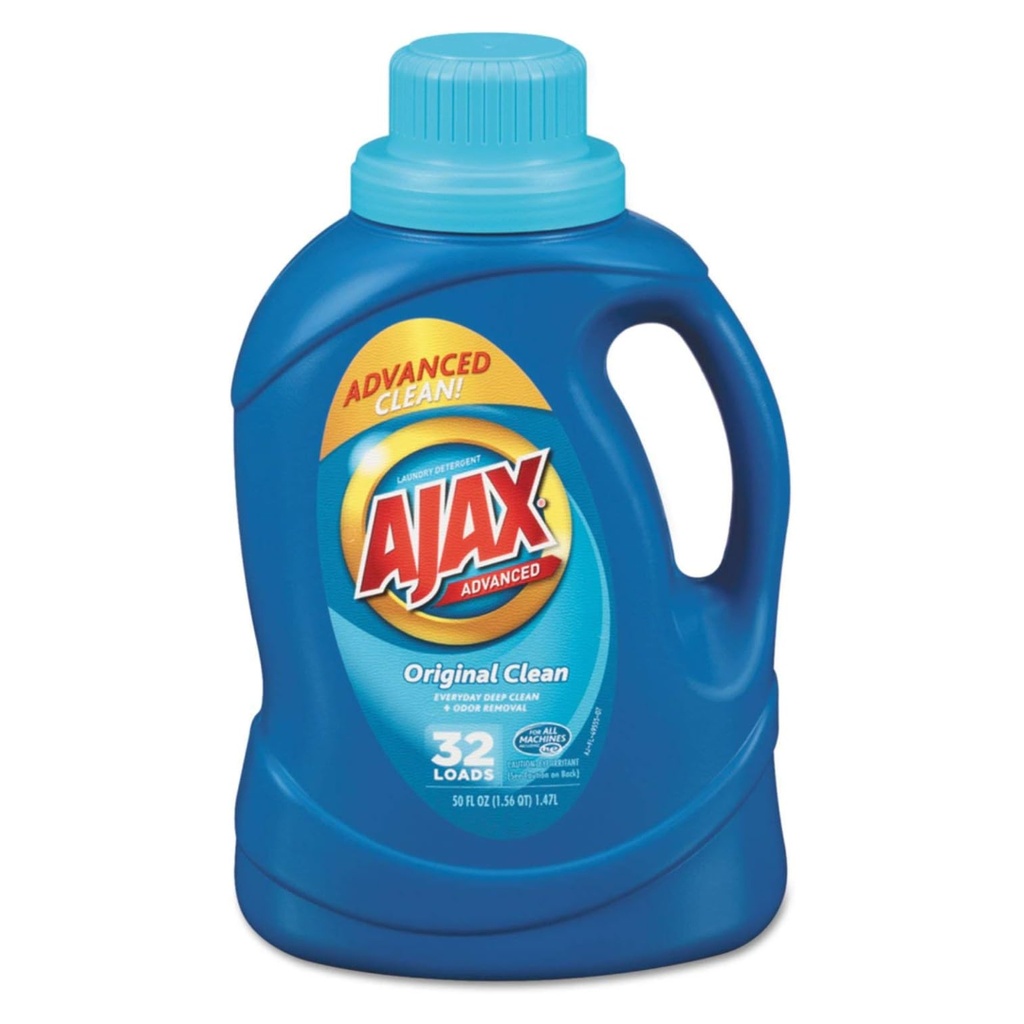 [Case of 6] Ajax Original Scent Laundry Detergent Liquid 50 Oz.