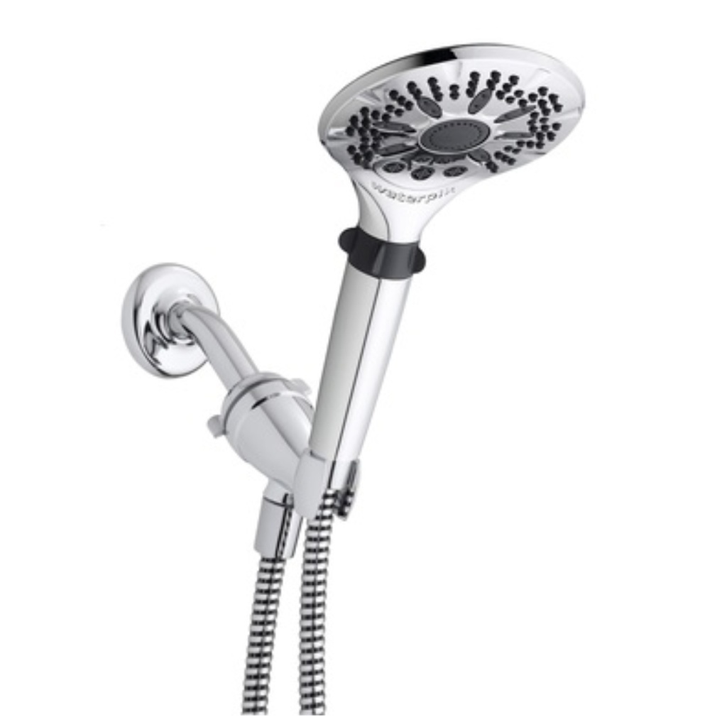Waterpik PowerSpray Plus Chrome 5 Settings Handheld Showerhead 1.8 Gpm