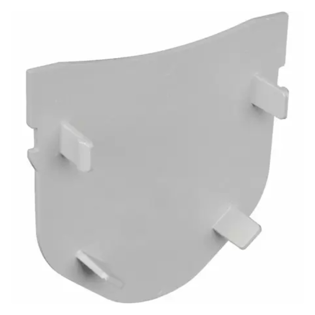 Fernco StormDrain Plus 4-11/16 in. Gray Rectangle Plastic End Cap