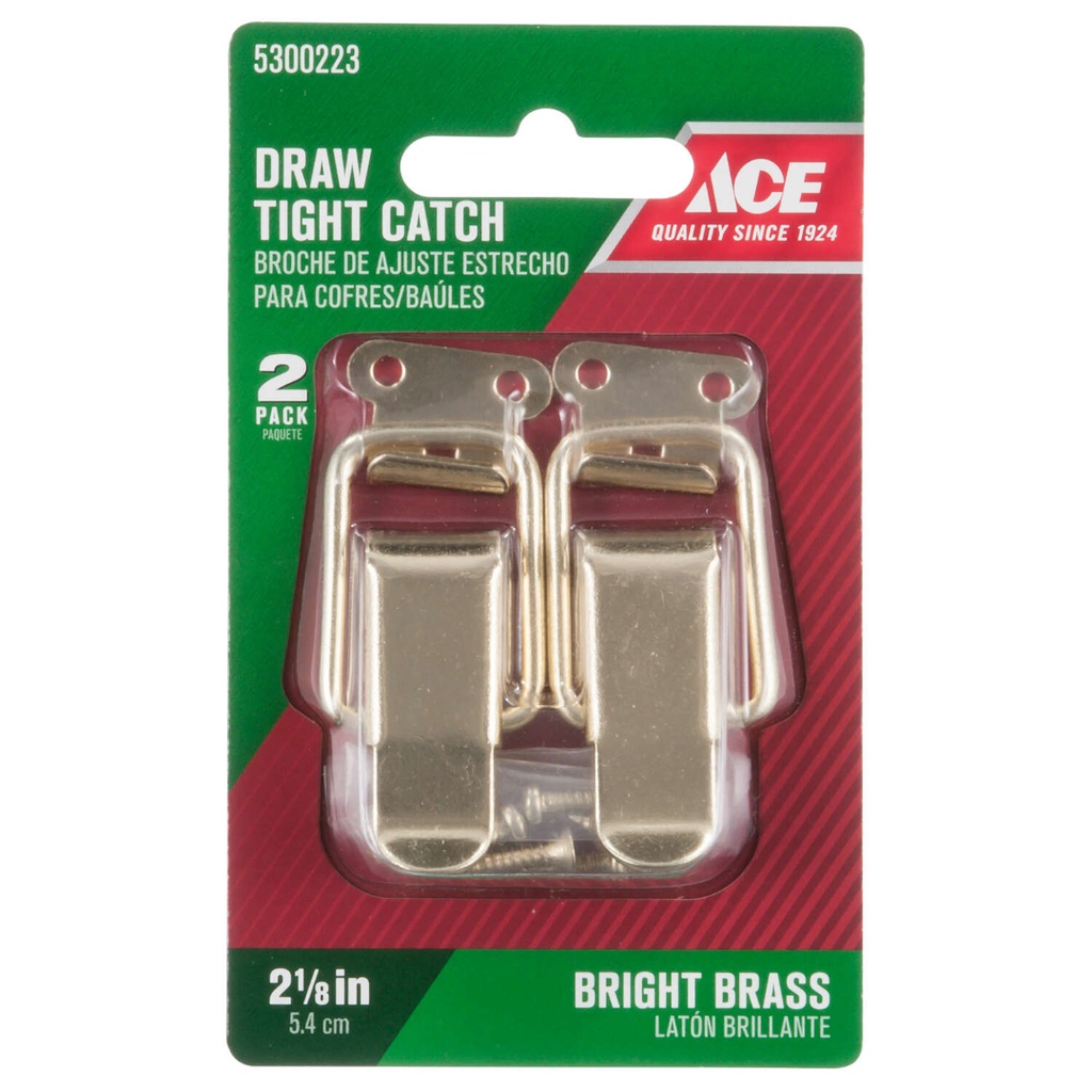 Ace Bright Zinc Draw Catch 2 Pk