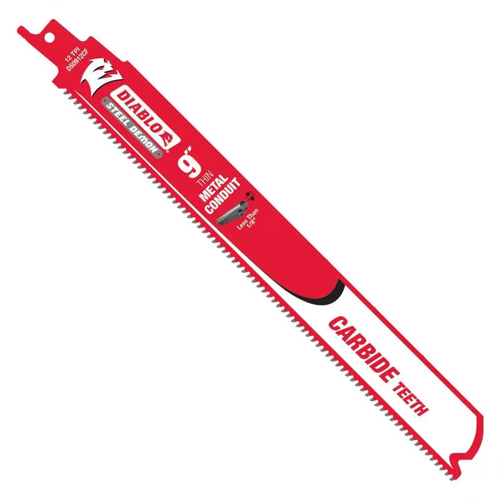 DIABLO 12TPI Steel Demon Carbide Reciprocating Saw Blade - 12 Inch