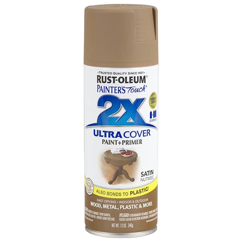 Rust-Oleum Painter's Touch Ultra Cover Satin Nutmeg Spray Paint 12 Oz.