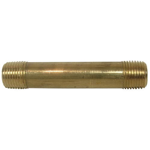 Anderson Metals 1/8 in. MPT in. X 1/8 in. D MPT Red Brass Nipple 2 in. L