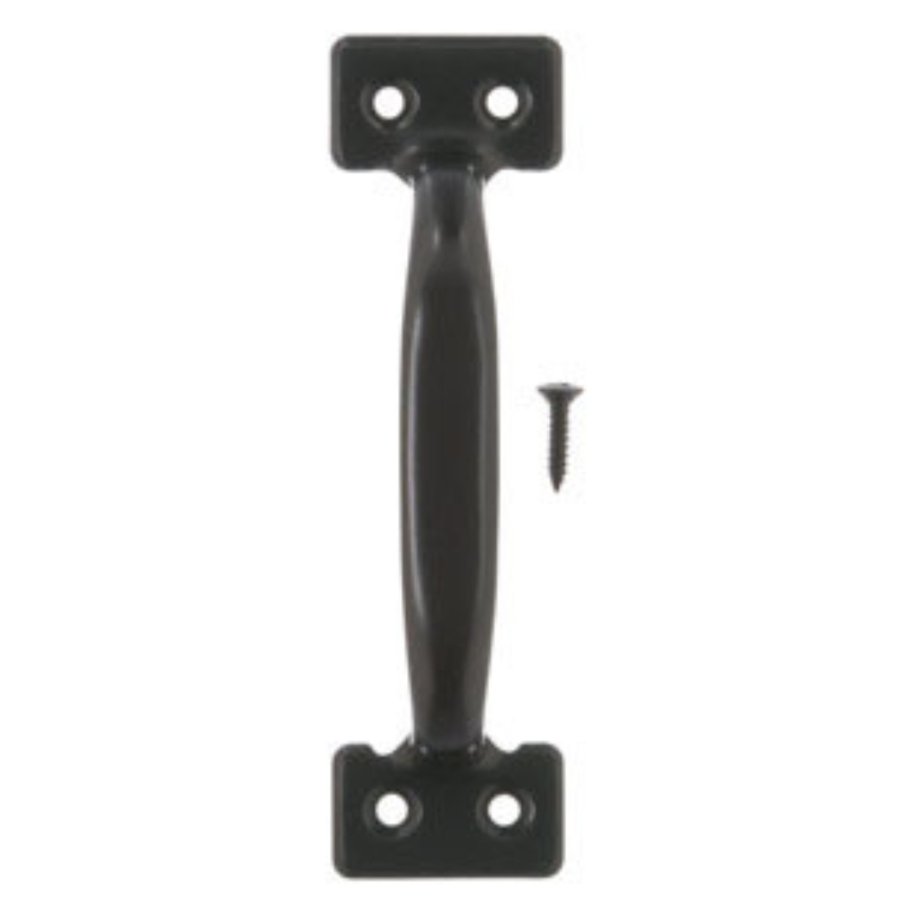 5-1/2  Black Pull Utility Handle Ace Drawer Hardware 5293501 Black Solid Brass