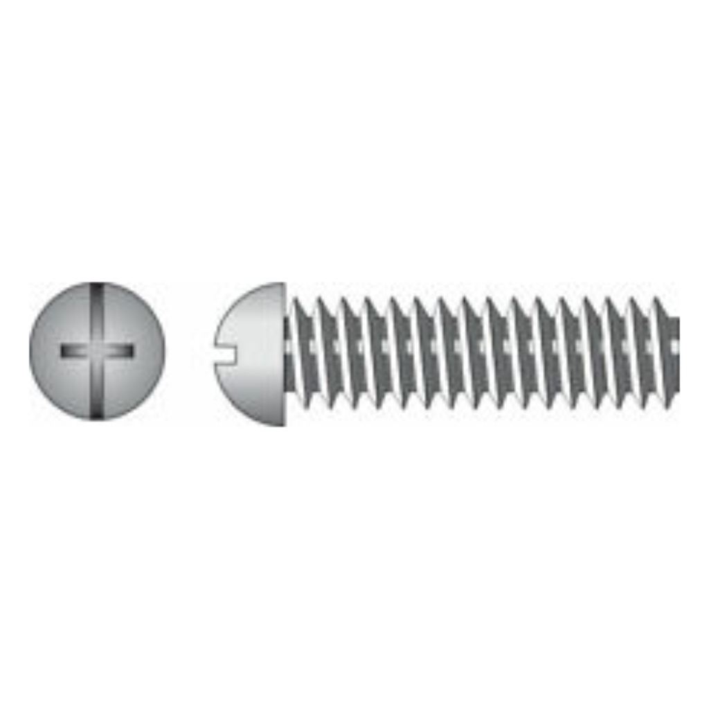 [90272] HILLMAN No. 10-24 Ga. X 4 in. L Combination Round Head Zinc-Plated Steel Machine Screws 100 Pk