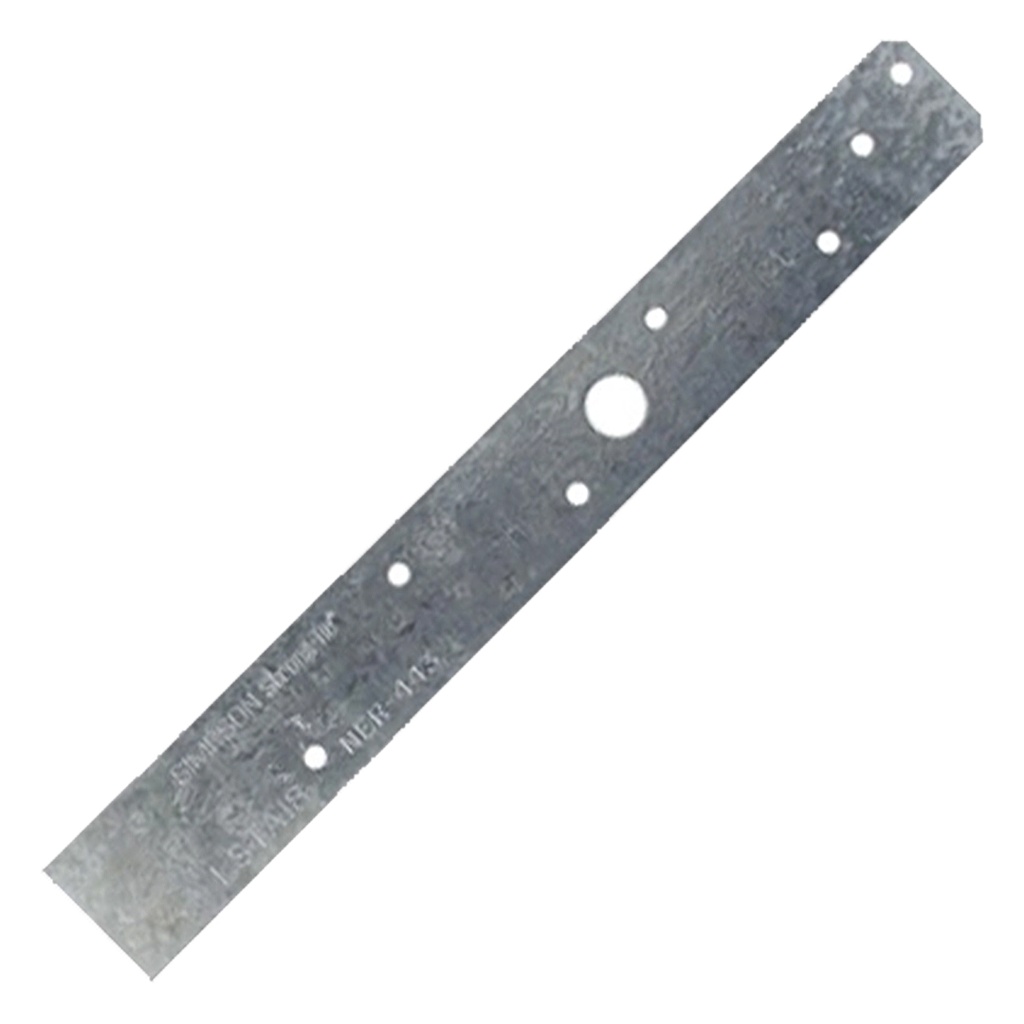 Simpson Strong-Tie 12 in. H X 1.25 in. W 18 Ga. Galvanized Steel Strap