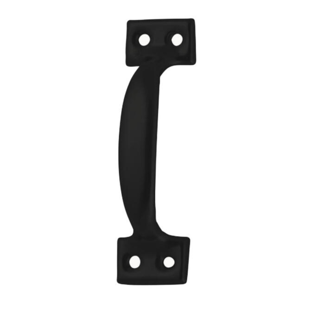 TOLEDO DOOR PULL 4" SATIN BLACK