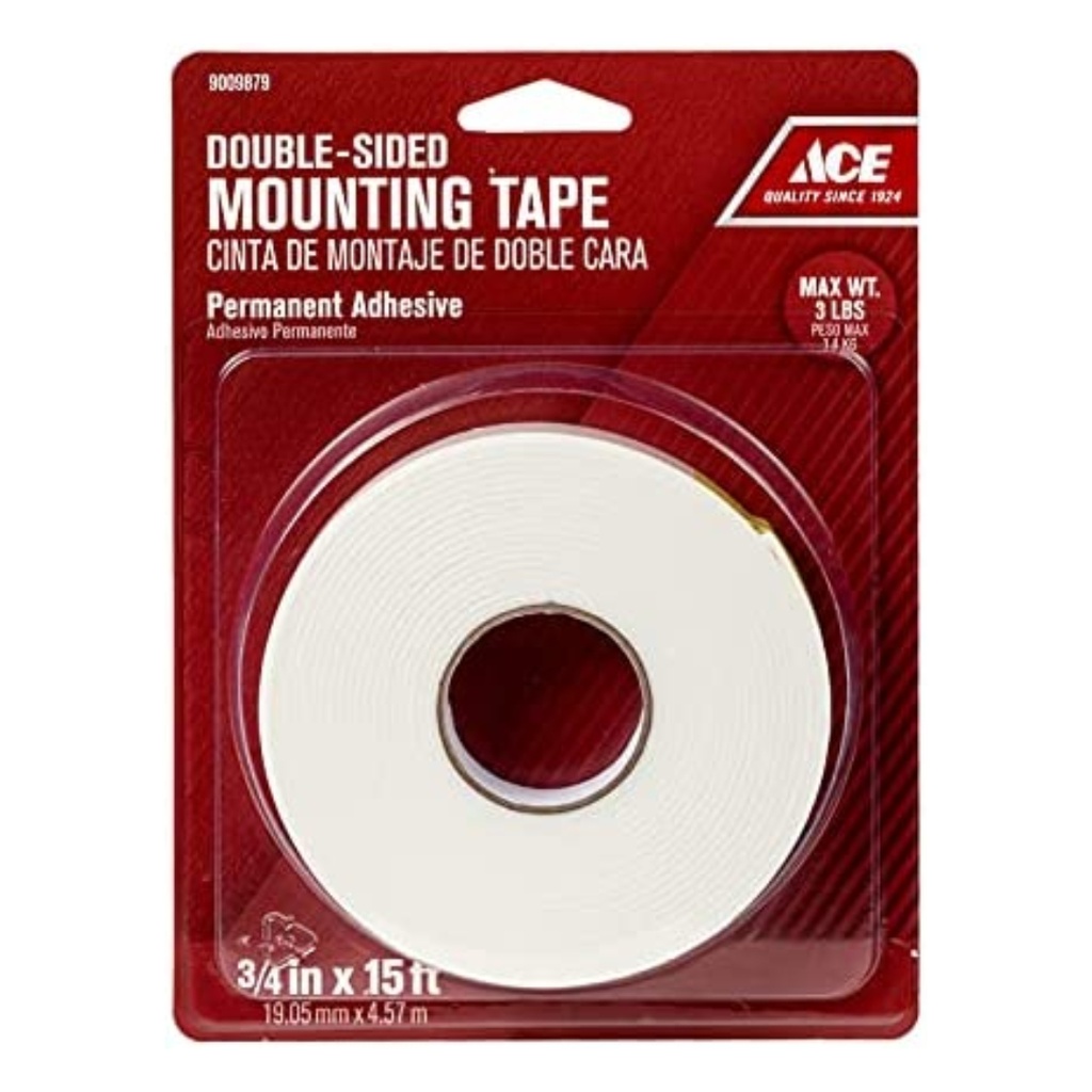 TAPE MOUNT 3/4"X15' ROLL