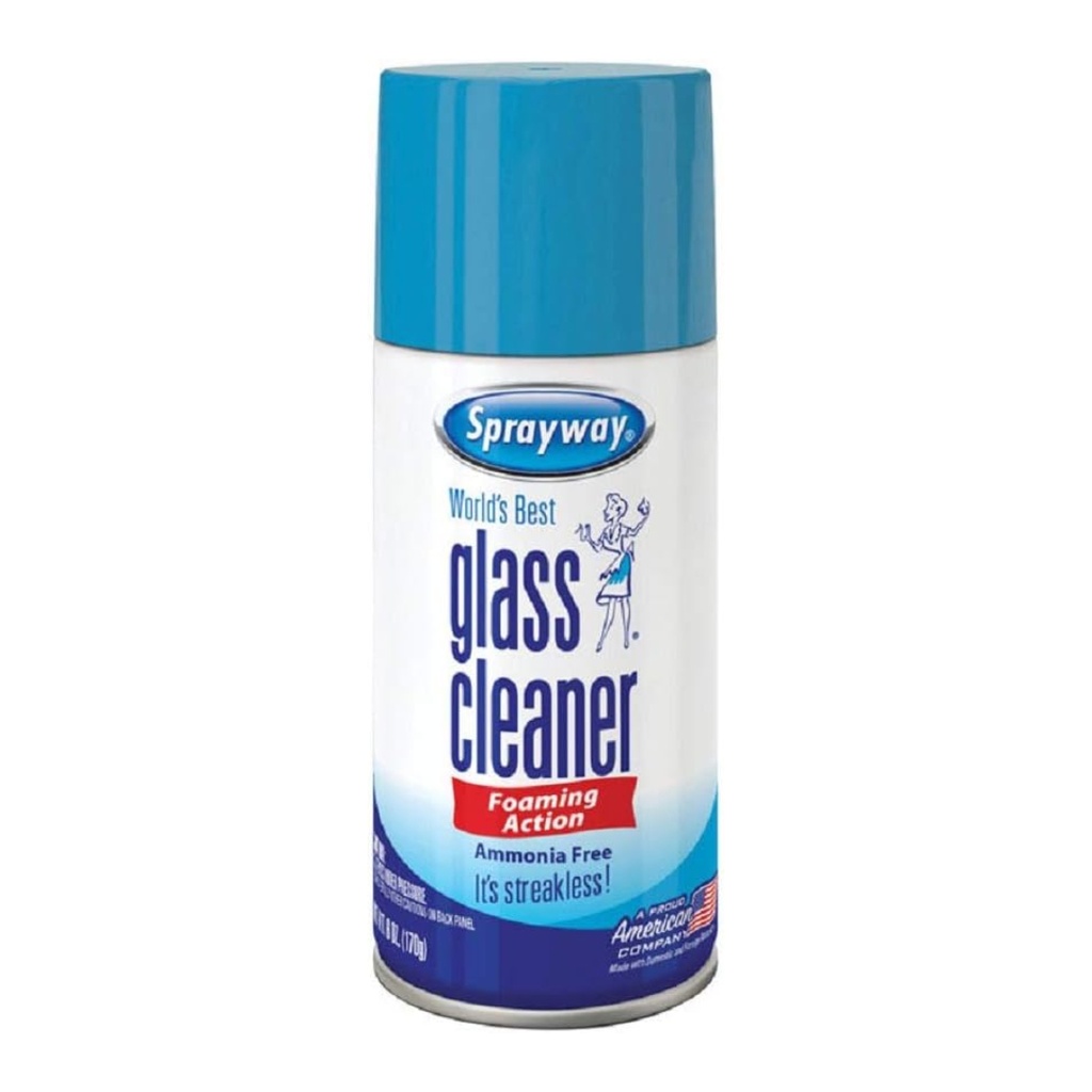 Sprayway Fresh Scent Glass Cleaner 6 Oz Foam