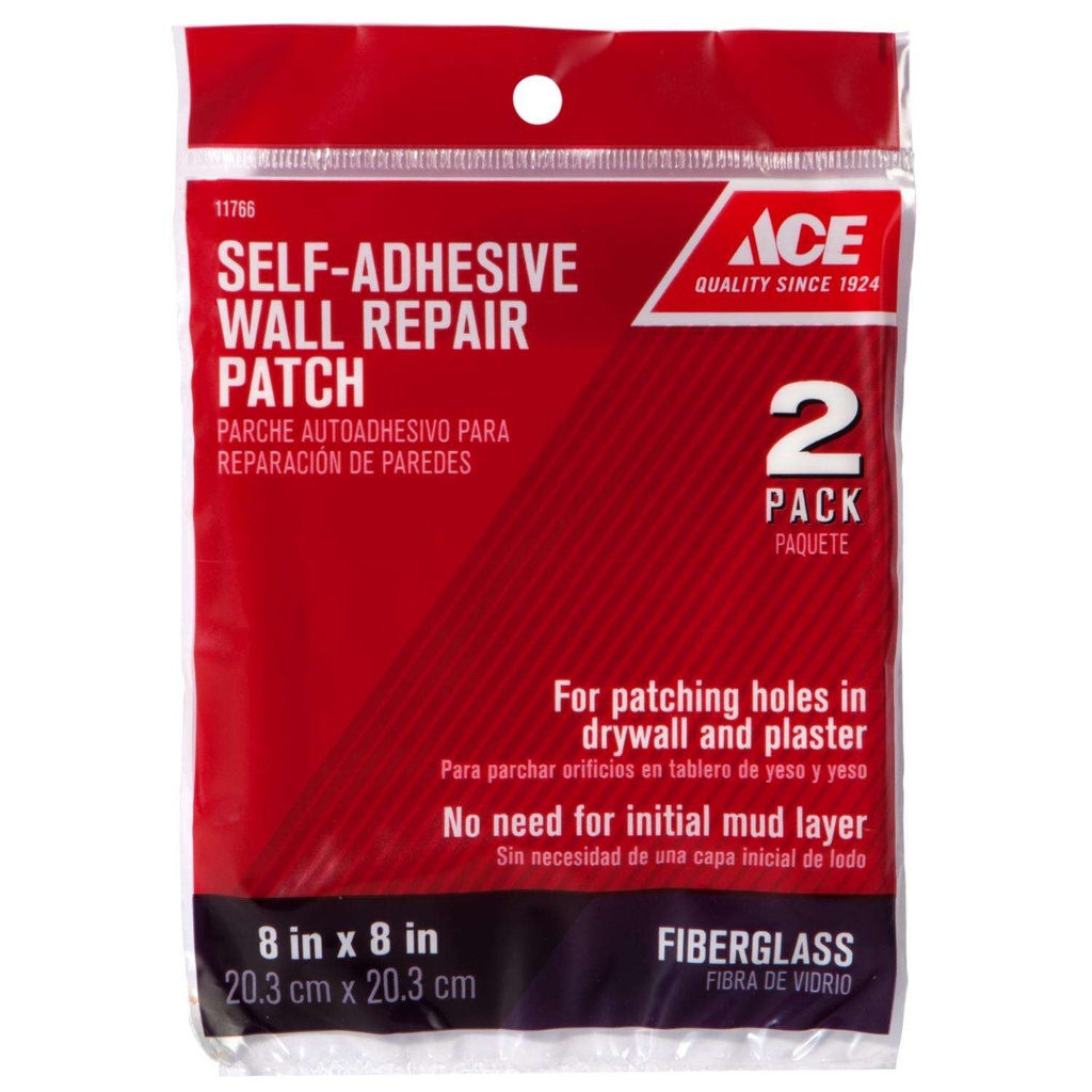 8 X8  Fiberglass Mesh Patches Ace Paint Sundries 50-11766 082901117667