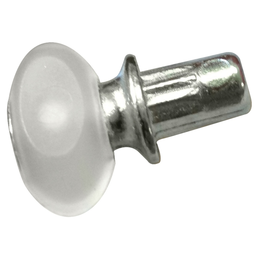 GLASS SHELF SUPPORT CLEAR 5MM