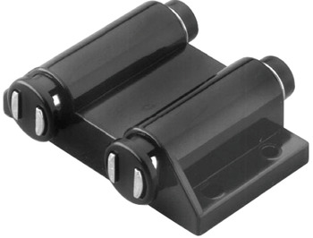 [382002926] PUSH LATCH DOUBLE PLAST. BLACK