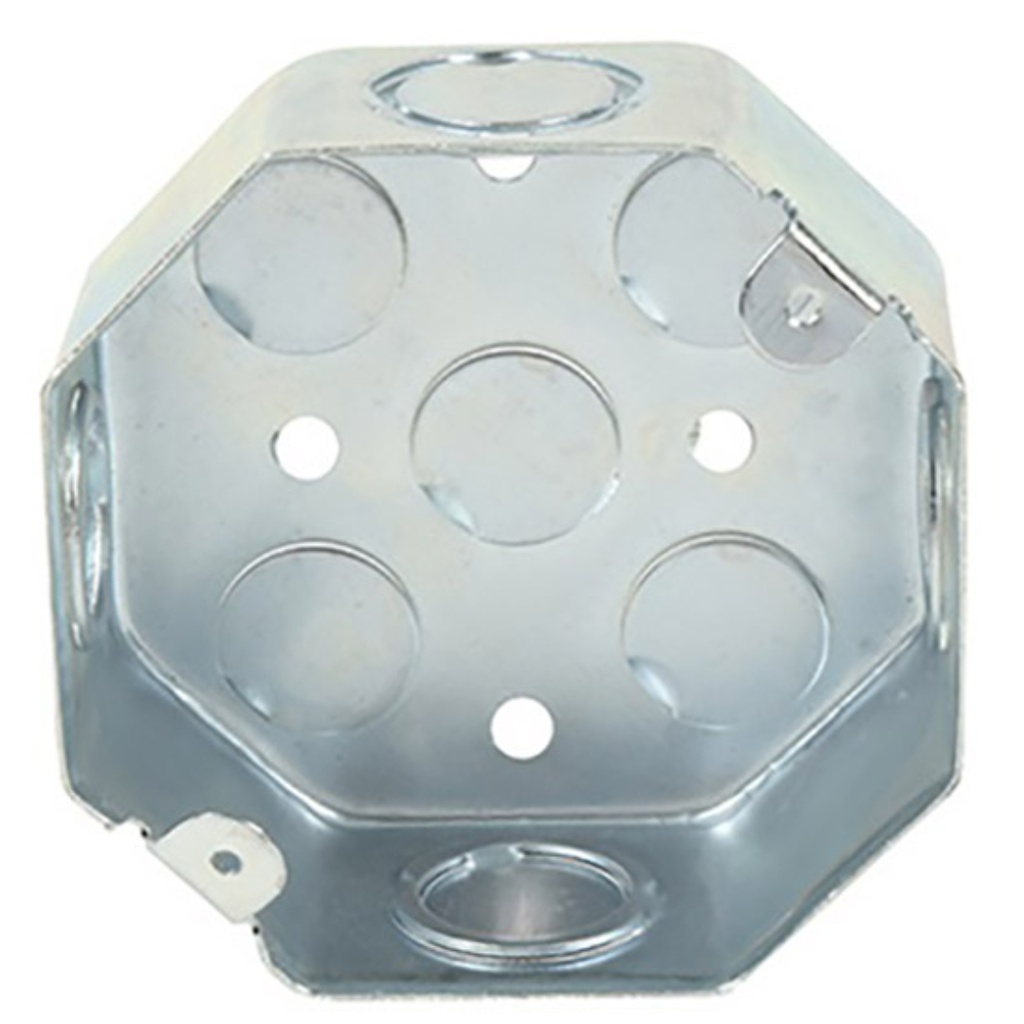 CAJA OCTAG PLAST 4" KO 1/2-3/4