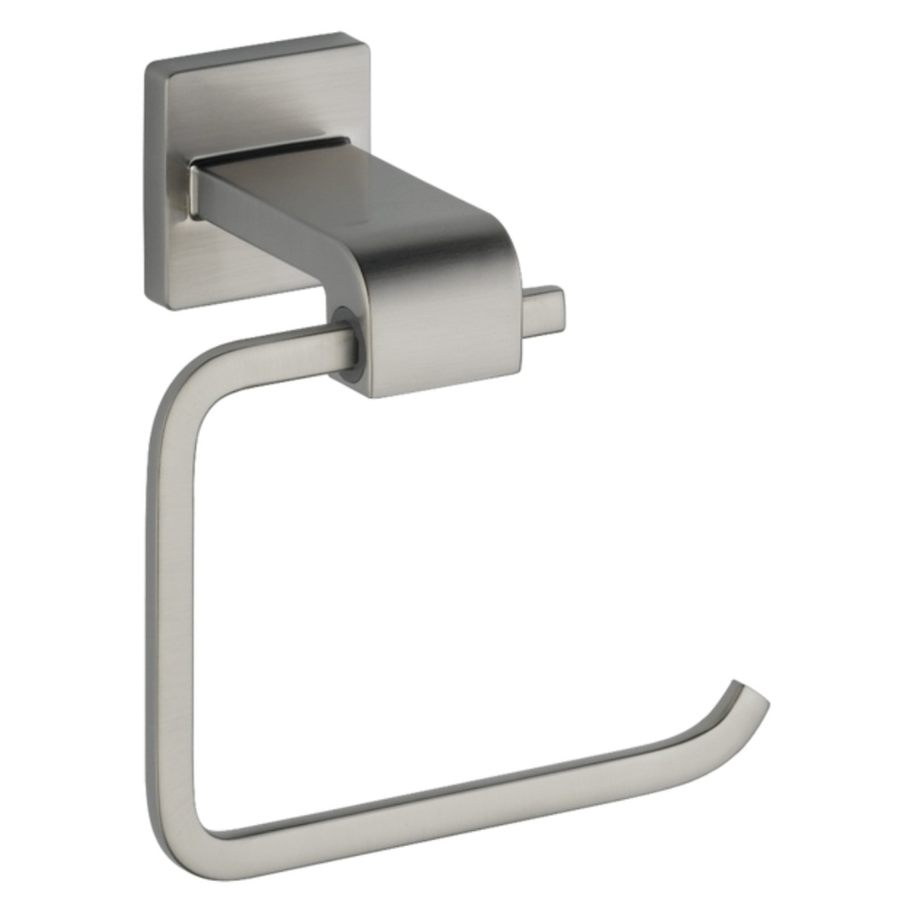 Delta 77550 Ara Wall Mounted Single Hook Tissue Holder Brilliance Stainless Bathroom Hardware and Accessories Bathroom Hardware Toilet Paper Holders
