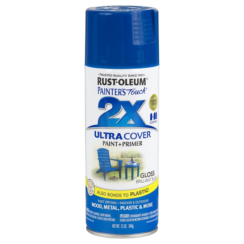 [1395995] 12 Oz. Gloss Brilliant Blue General Purpose Spray Paint