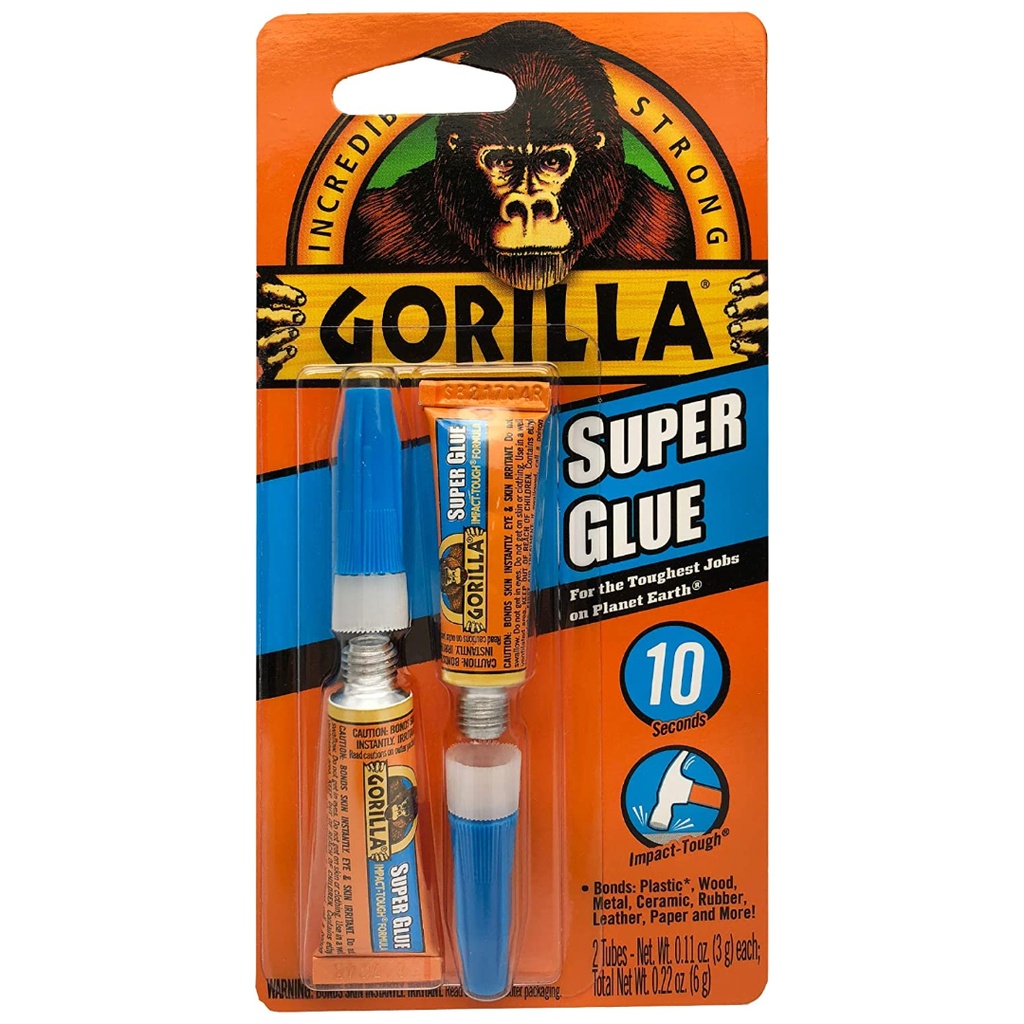 GORILLA SUPERGLUE 2PK 3G