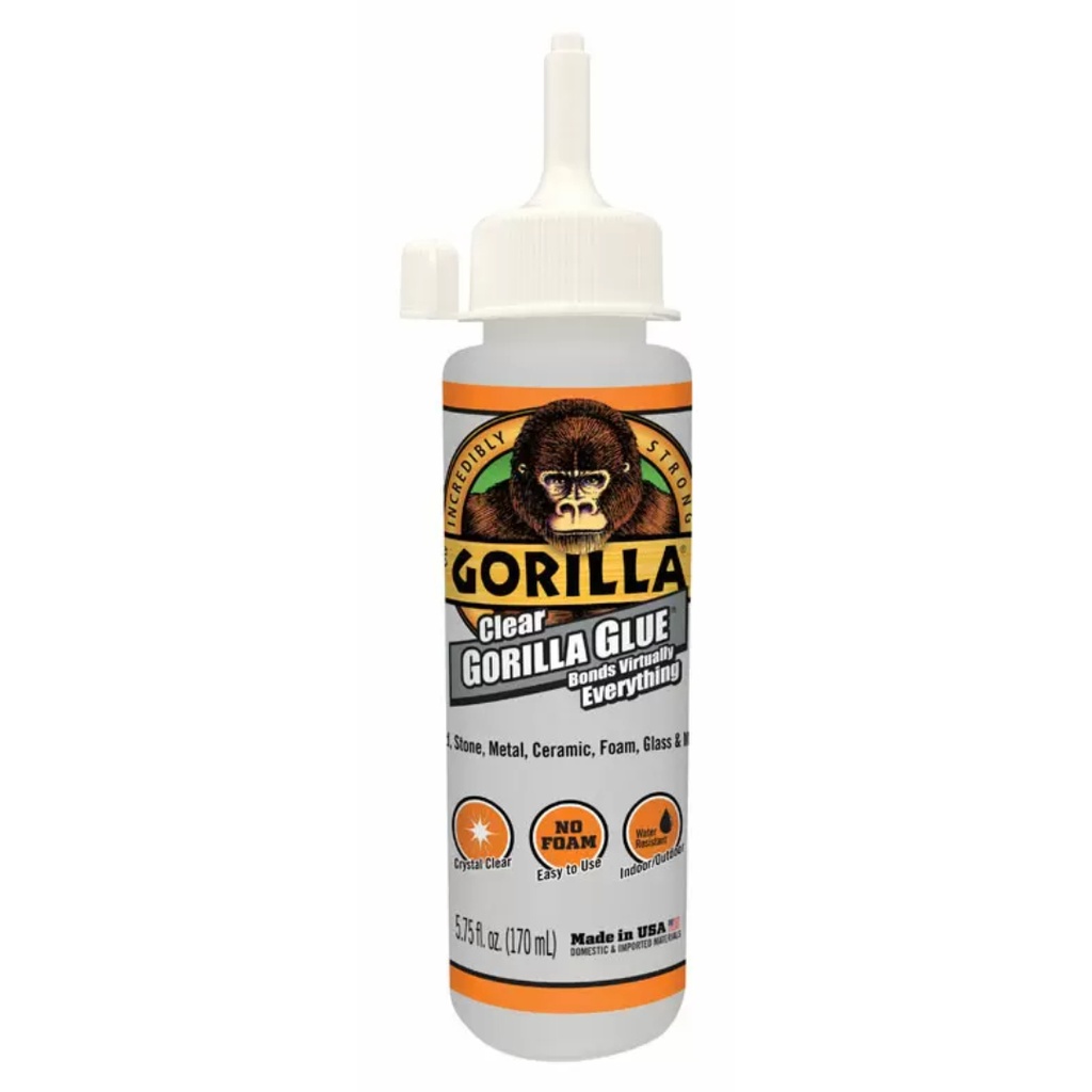 Gorilla High Strength Clear All Purpose Adhesive 5.75 Oz