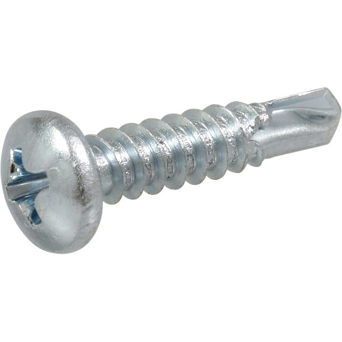 HILLMAN No. 8 Ga. X 3/4 in. L Phillips Pan Head Self-Drilling Screws 100 Pk