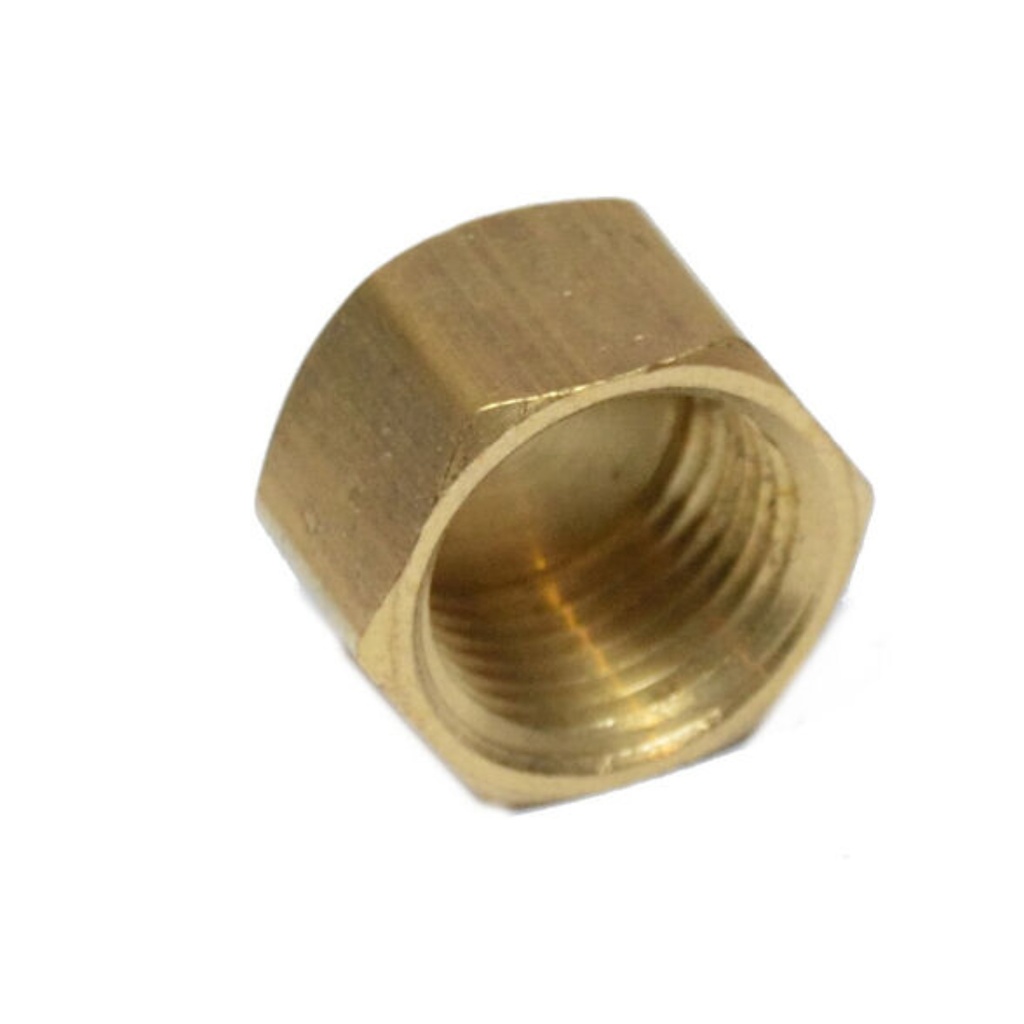 PIPE CAP 1/2" BRASS LF