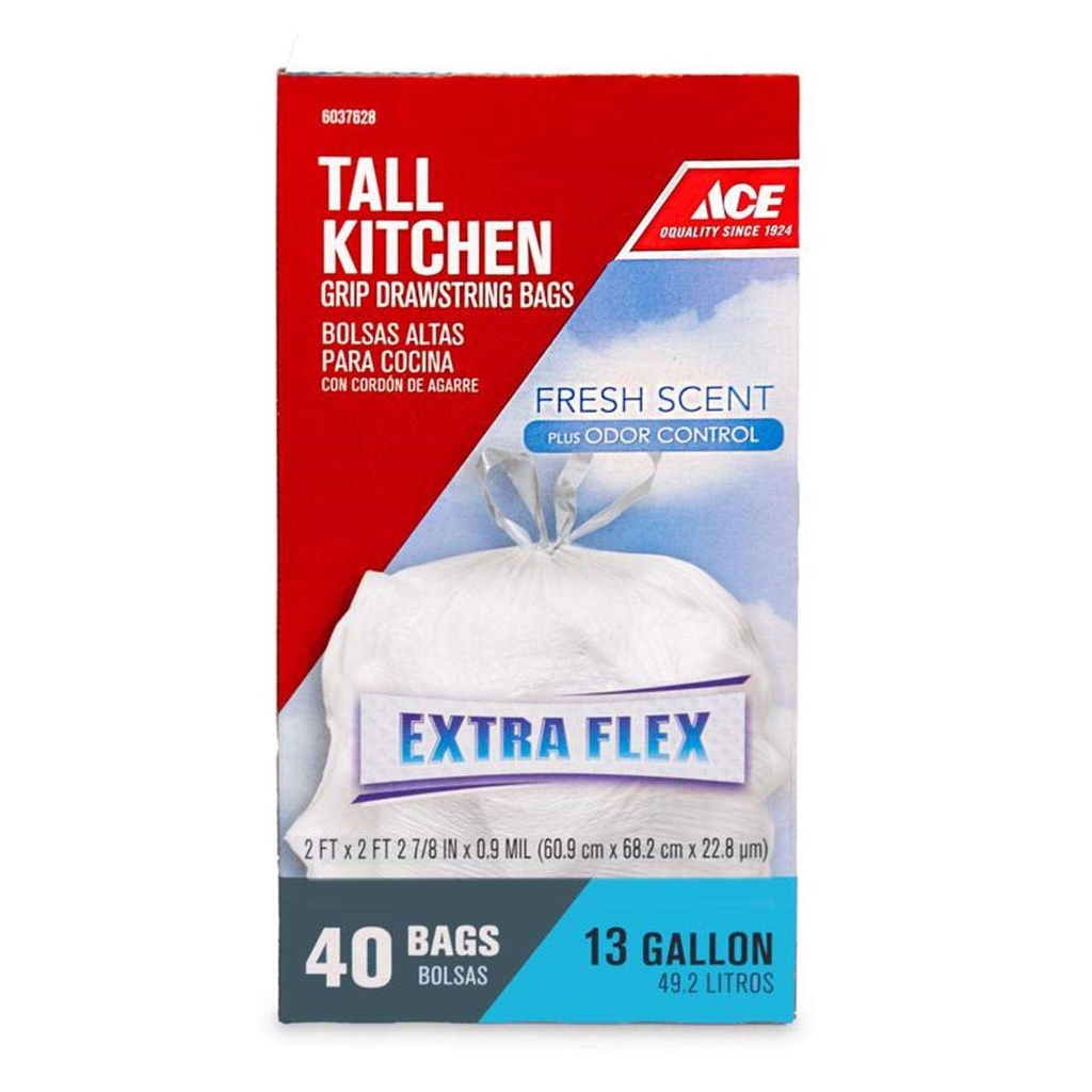 TRASH BAG FRSH 13G 40PK
