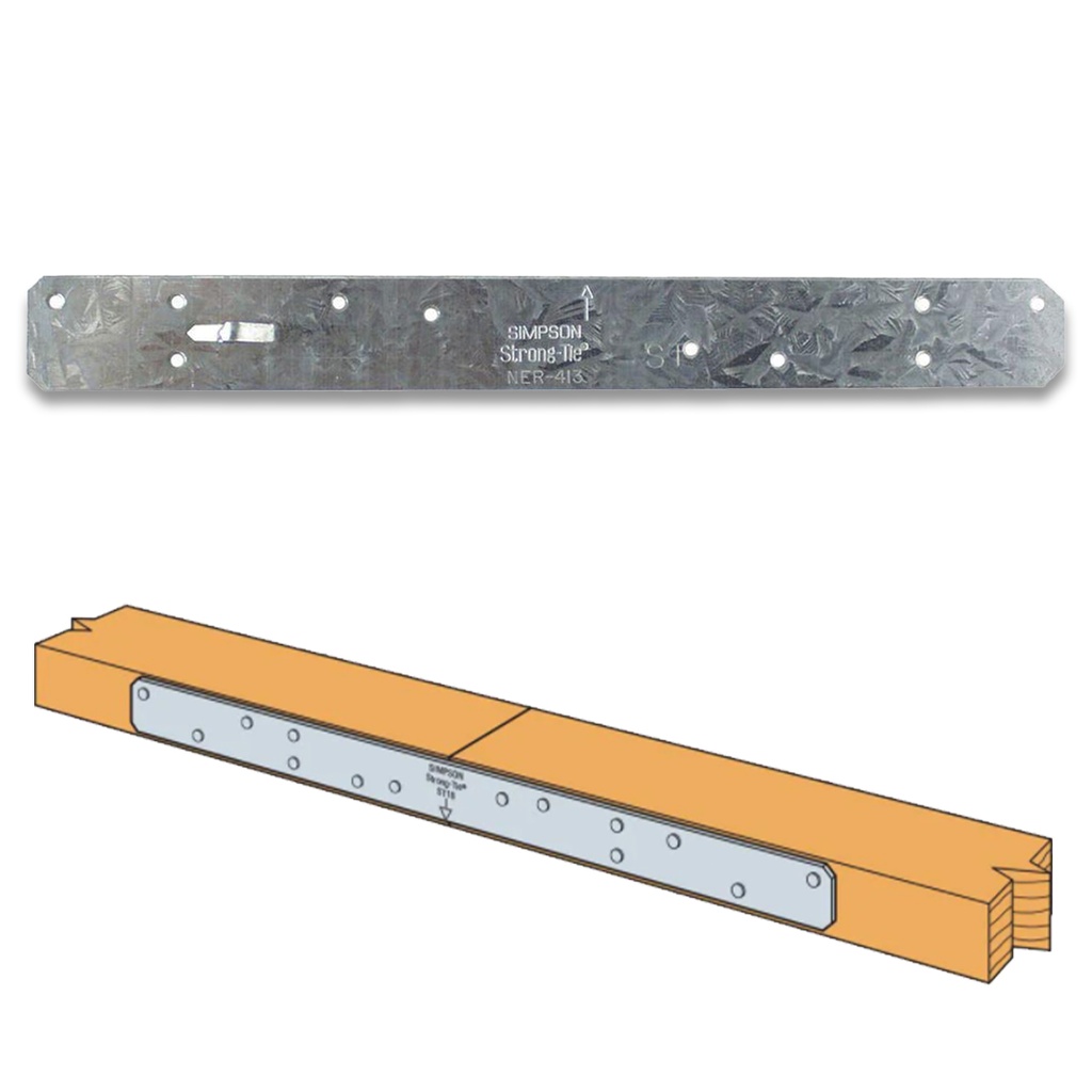 ST 18 in. 16-Gauge Galvanized Strap Tie