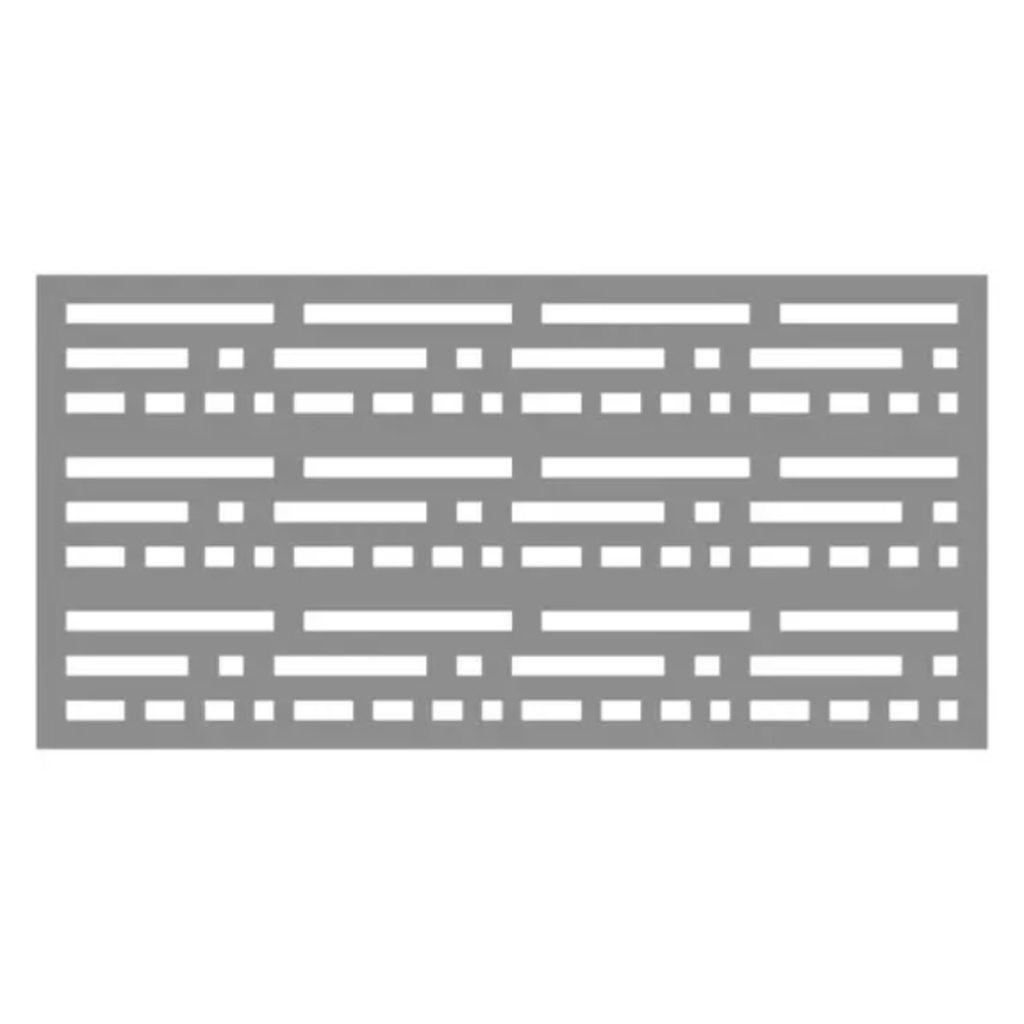 2 Ft. X 4 Ft. Morse Gray Polypropylene Decorative Screen Panel