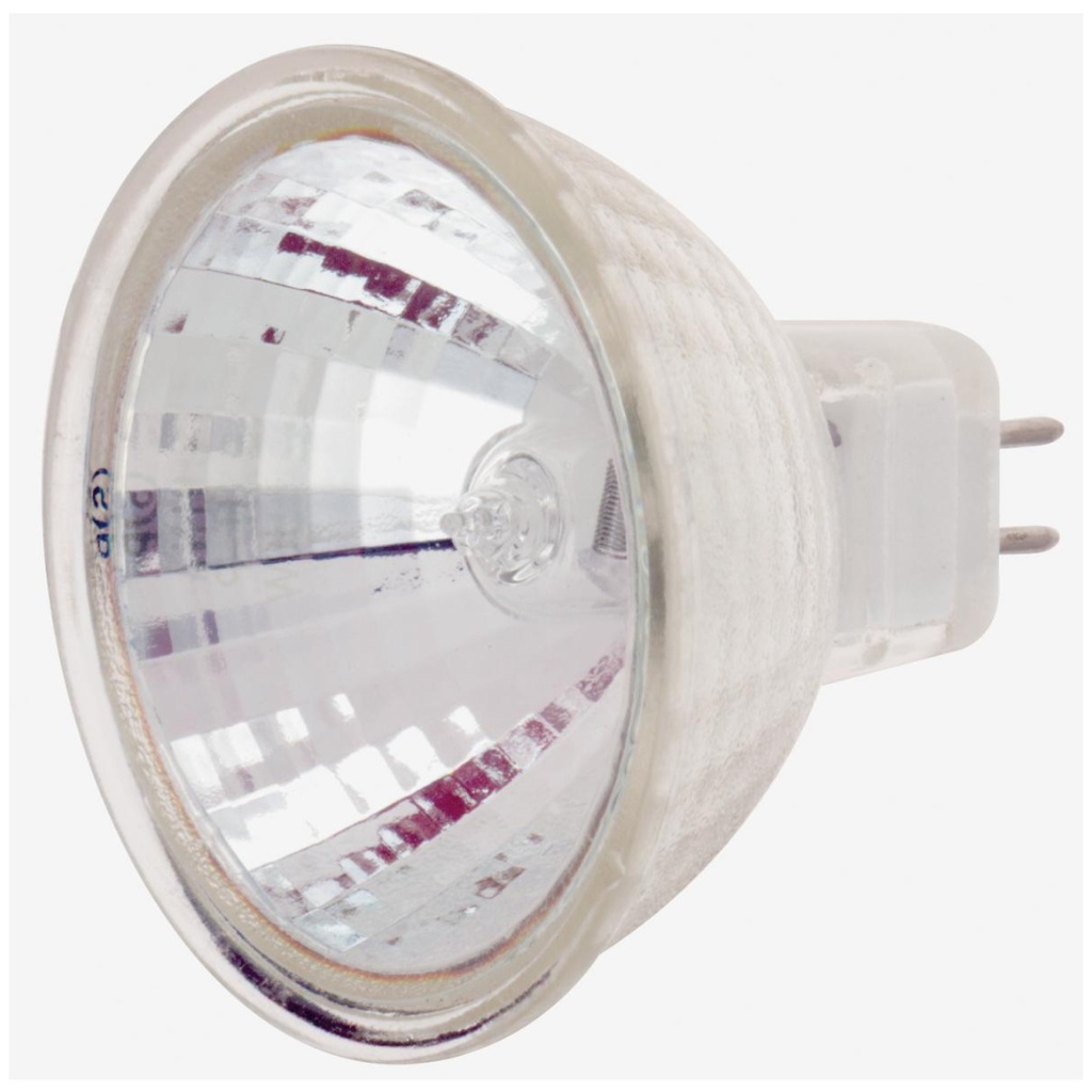Satco Lighting S1977 Single 35 Watt Dimmable MR16 Bi Pin Halogen Bulb - 2900K Frosted Bulbs Bulbs Halogen