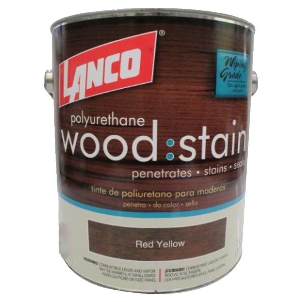 LANCO W/STAIN RED YELLOW GL