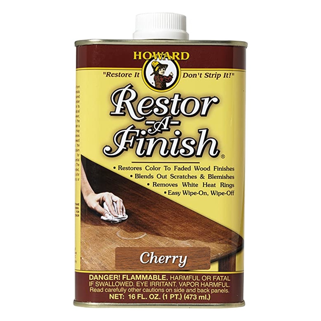 Howard Restor-a-Finish Semi-Transparent Cherry Oil-Based Wood Restorer 1 Pt