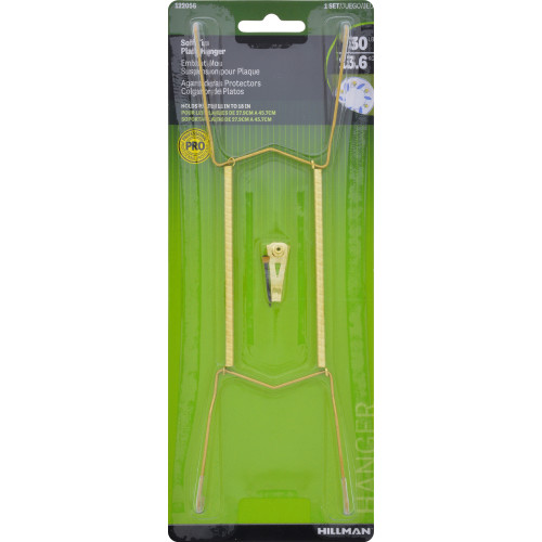 Hillman AnchorWire 11 in. to 14 in. Metal Plate Hanger 1 Pack