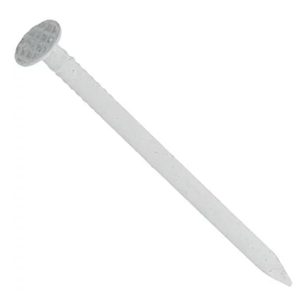 TRIM NAILS 1-1/4  WHITE  PK 6OZ