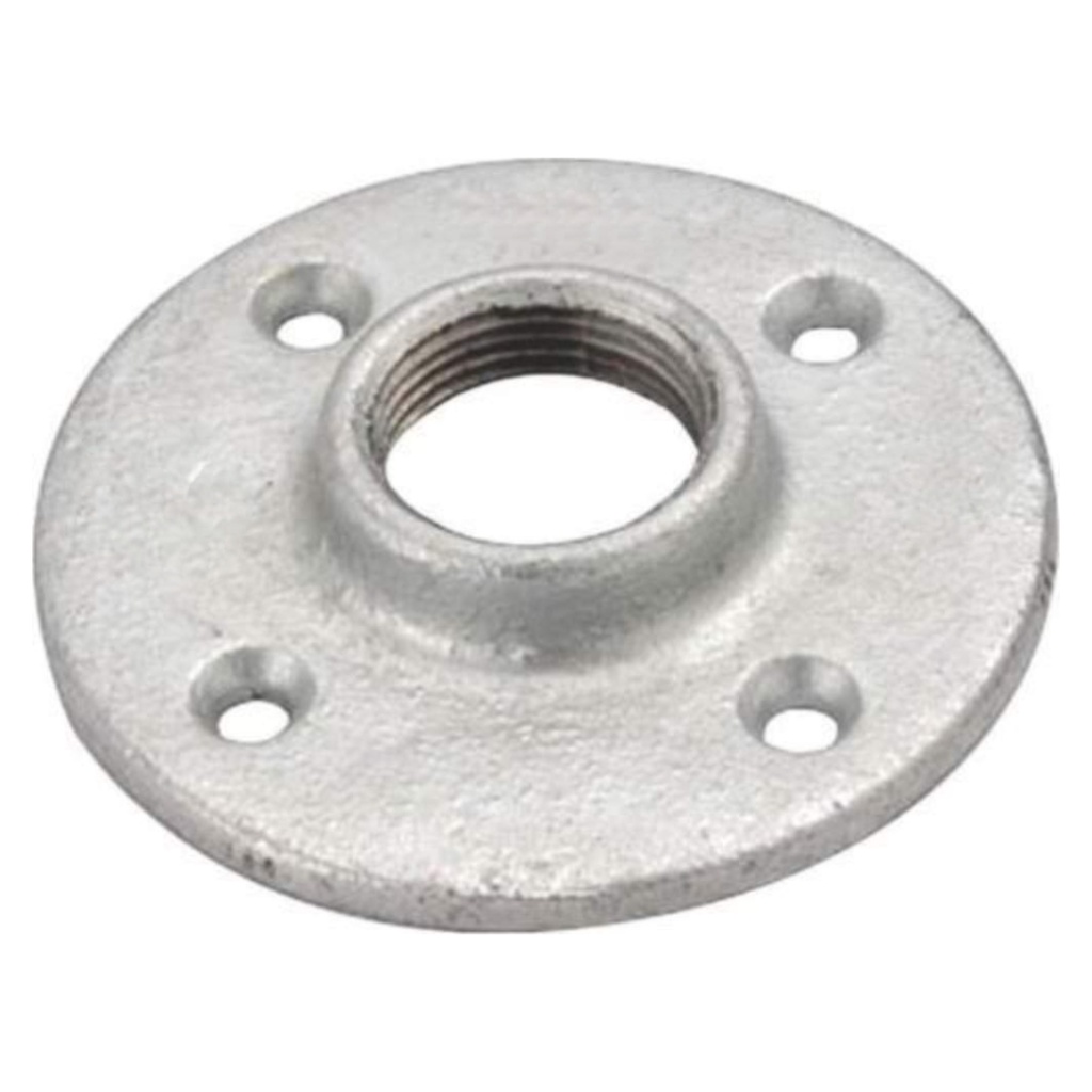 1-1/4 in. Galvanized Malleable Iron Floor Flange Fitting