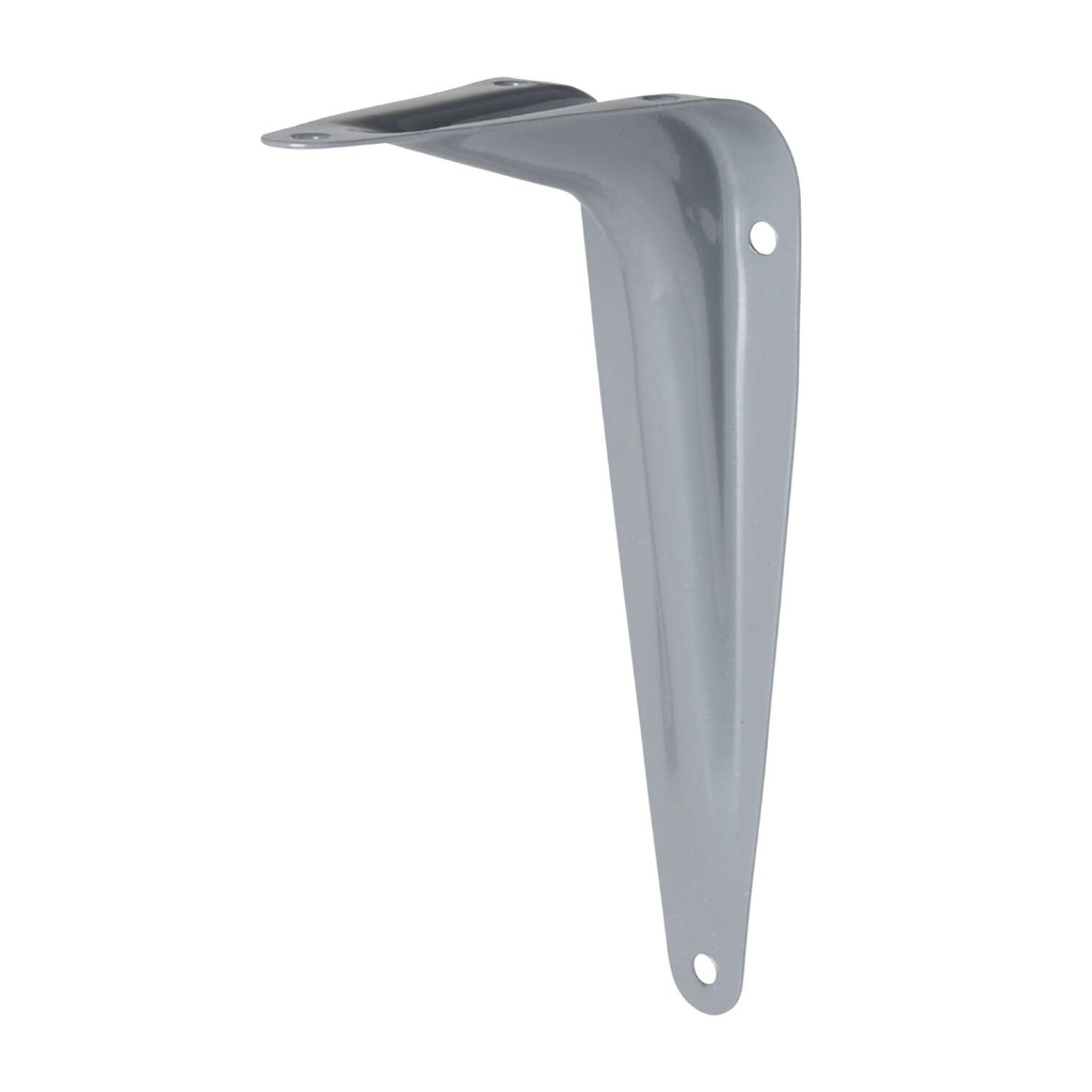 Hampton Gray Steel Shelf Support 18 Ga. 8 in. L 100 Lb