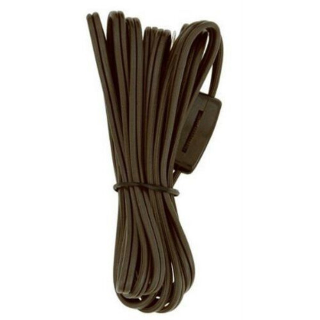 SATCO 8' BROWN CORD SWITCH PLUG