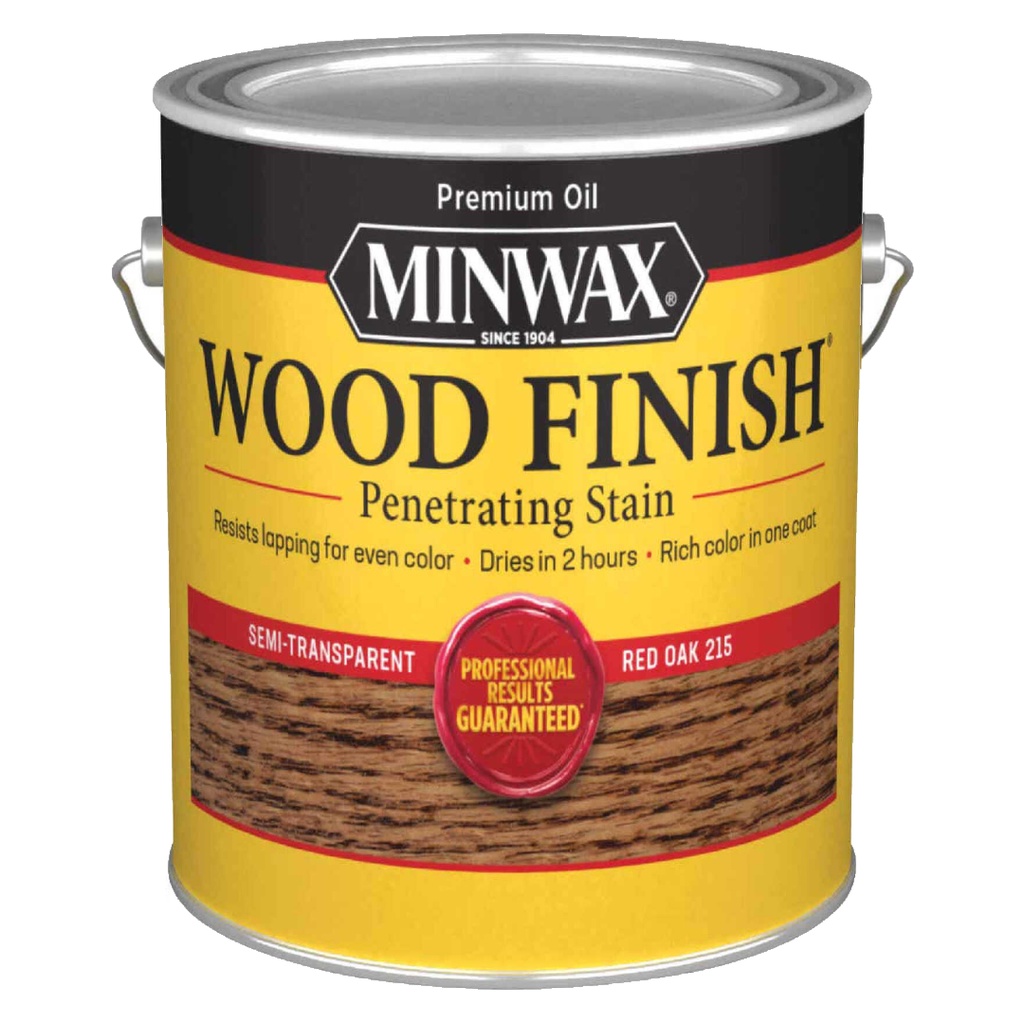 Wood Stain,1 Gal,Red Oak