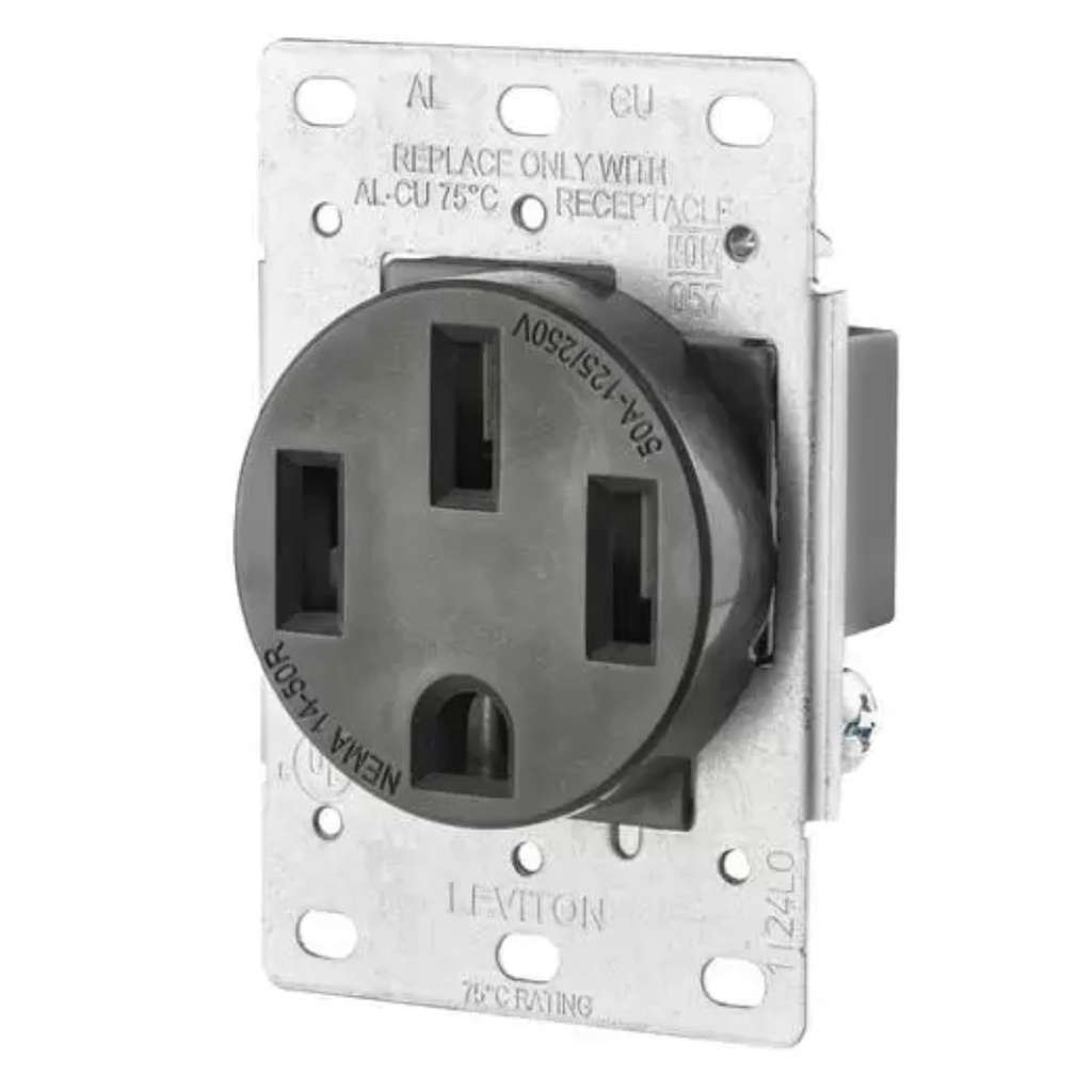 FLUSH MOUNT OUTLET 50A
