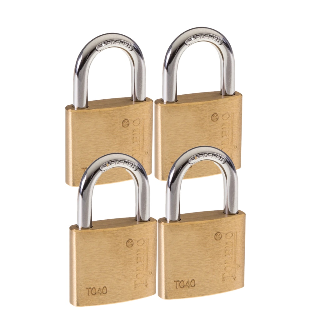 TOLEDO CANDADO BRONCE 40MM 4P