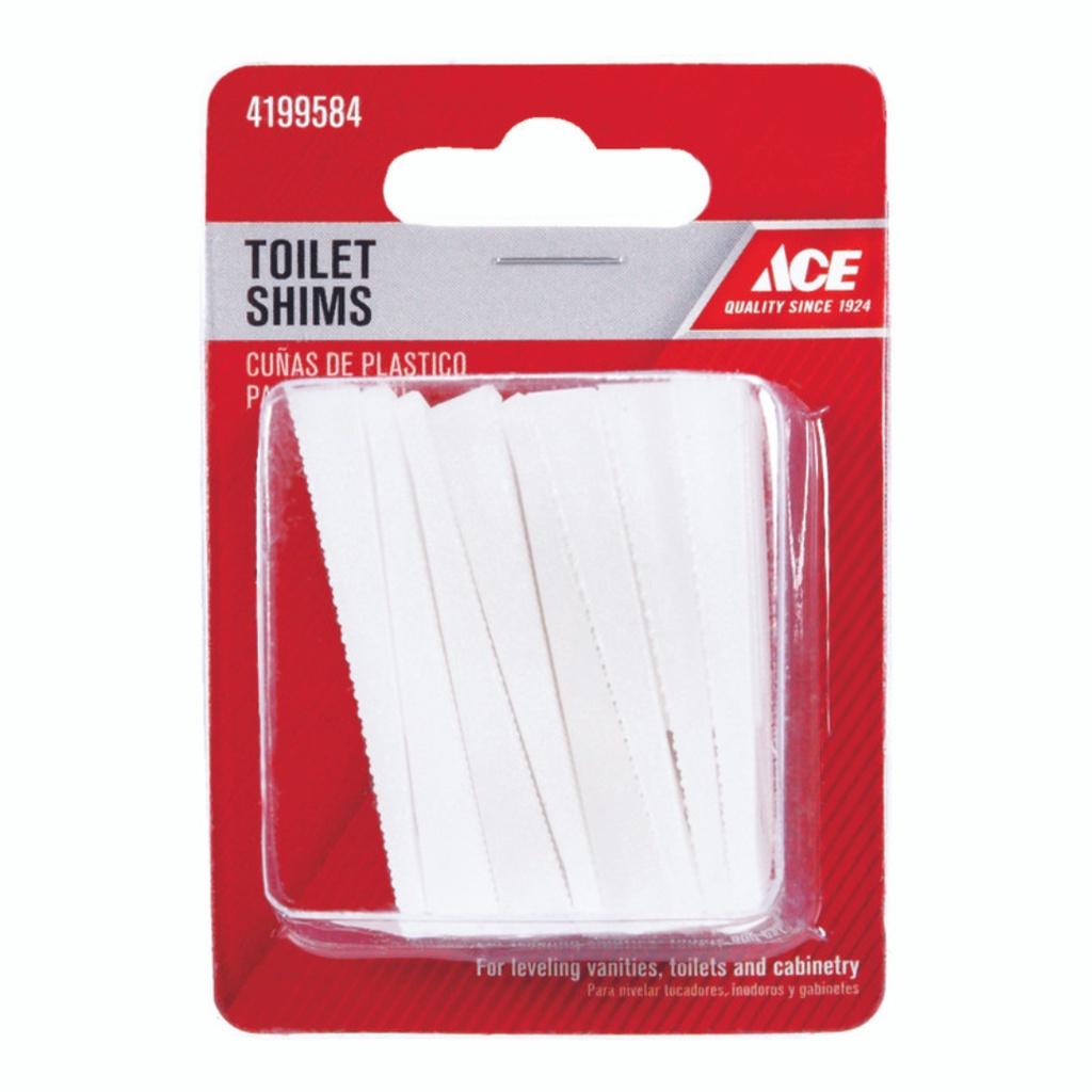 [4199584] Ace Toilet Shims White Plastic
