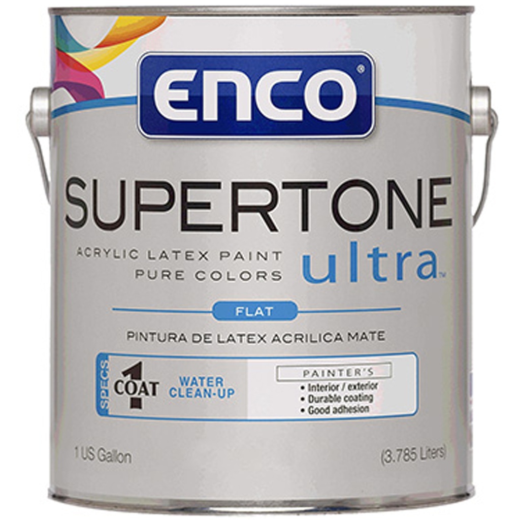 [420011805] ENCO SUPERTONE FLAT WHT/PAS GL