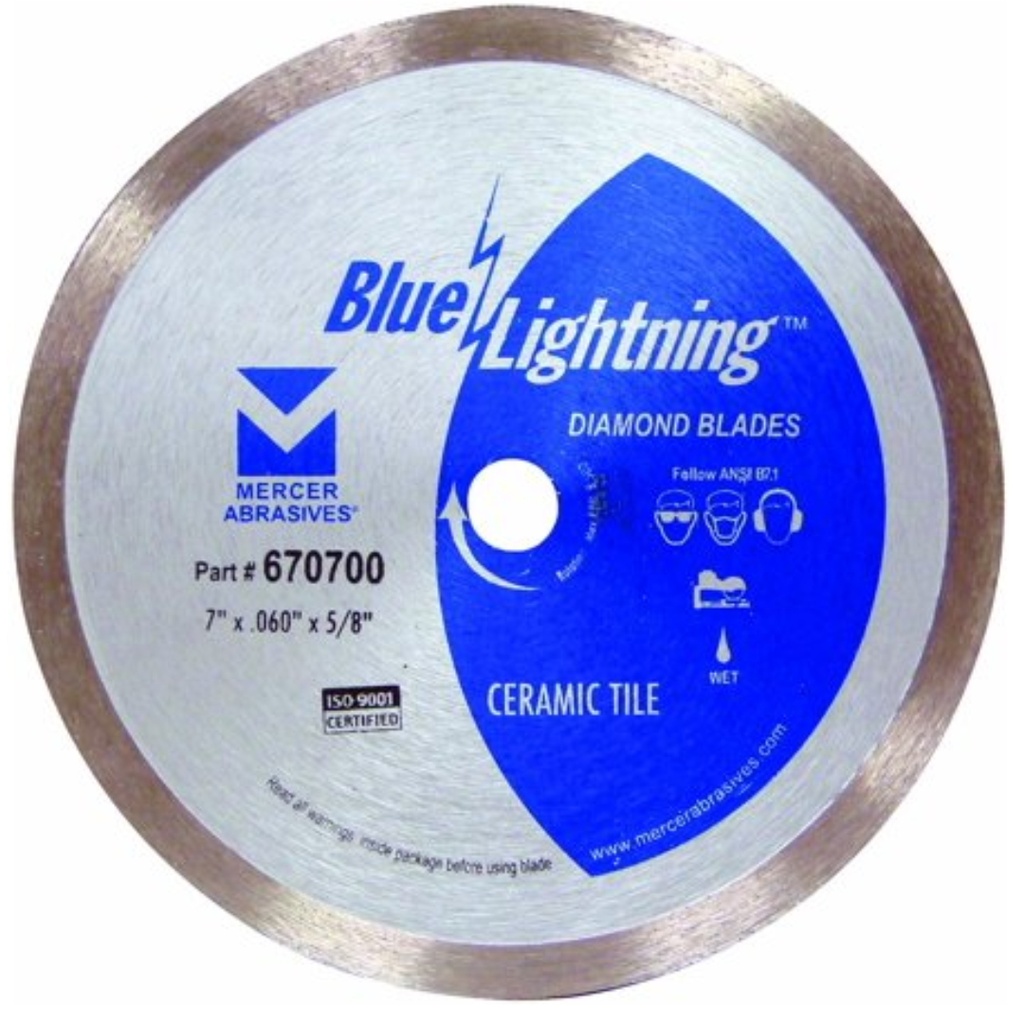 Mercer Industries 670700 Diamond Blade for Ceramic Tile  7-Inch