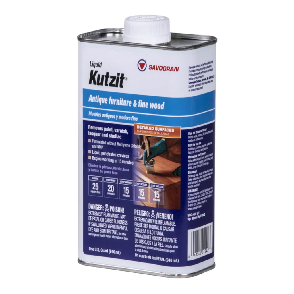 Savogran Kutzit Methylene Chloride Free Stripper 1 Qt.