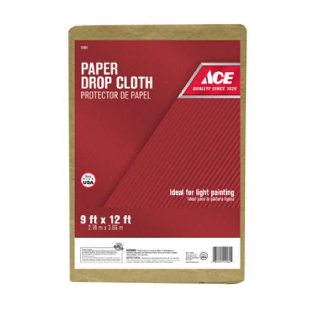 Ace 9 Ft. W X 12 Ft. L Paper Drop Cloth 1 Pk