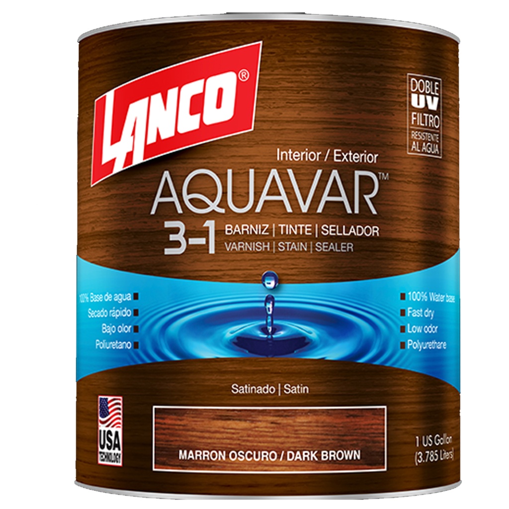 [99000375] LANCO AQUAVAR MARRON OSCURO QT