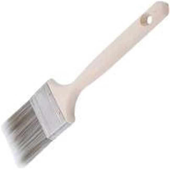Paint Brush, 3 in W, 3-1/4 in L Bristle, Nylon/Polyester Bristle, Flat Sash Handle