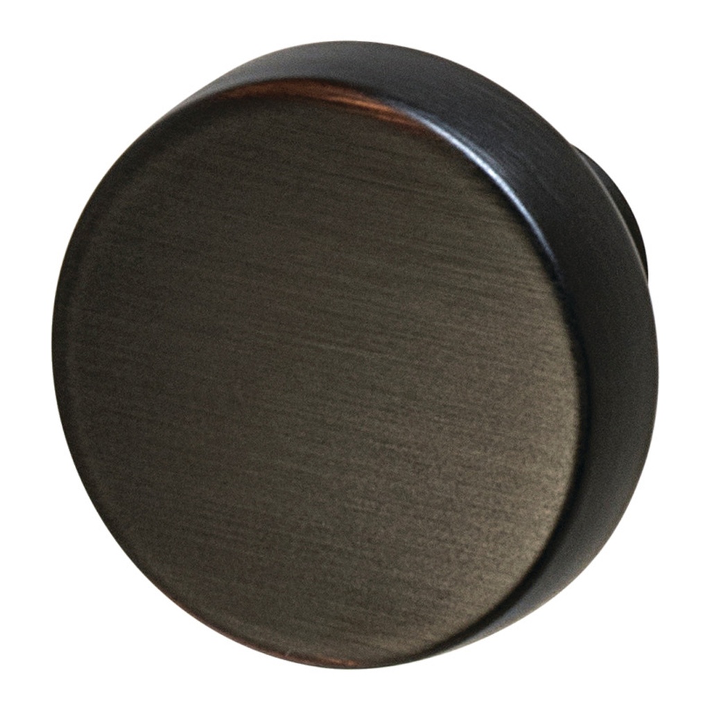 [133.50.227] Amerock Blackrock Collection Round Cabinet Knob 1-5/16 in. D 1-1/8 in. Oil Rubbed Bronze 1 Pk