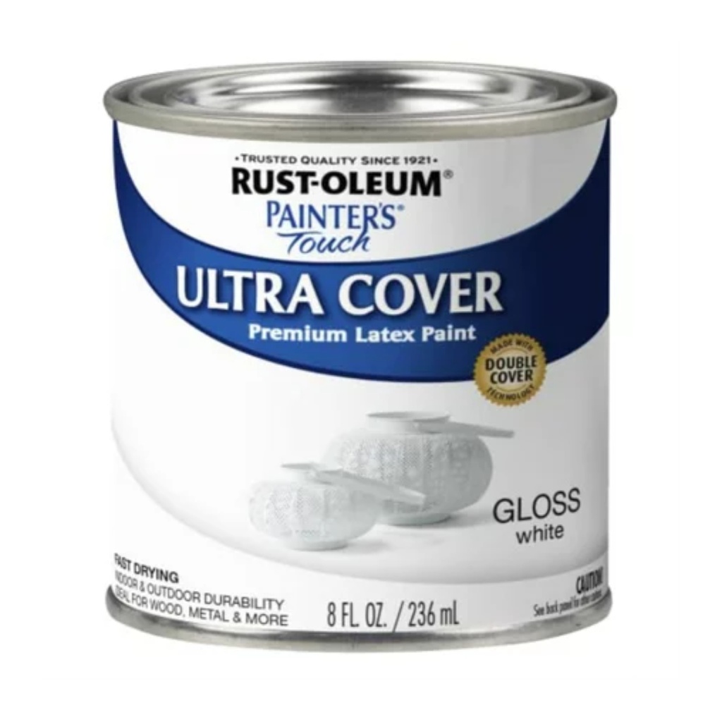 Painters Touch 1992-730 1/2 Pint Gloss White Painters Touch Multi-Purpose Paint