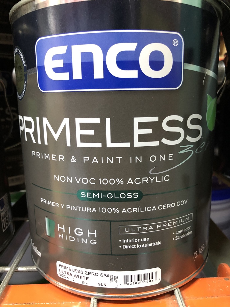 [420012122] ENCO P/LESS ZERO E/SH U/WHT GL