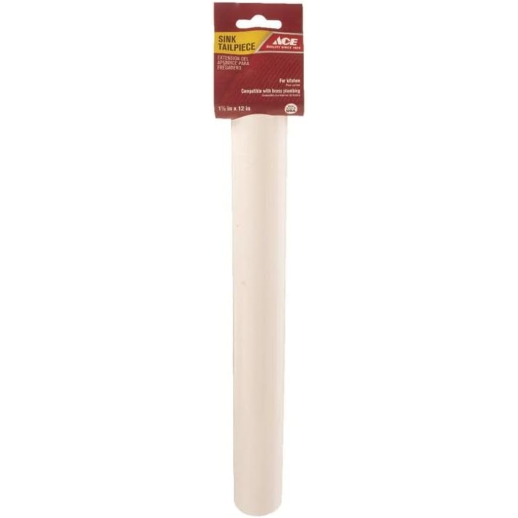 Ace 1-1/2 in. D X 16 in. L Polypropylene Tailpiece